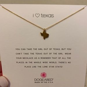 I ❤️ Texas - Dogeared Necklace